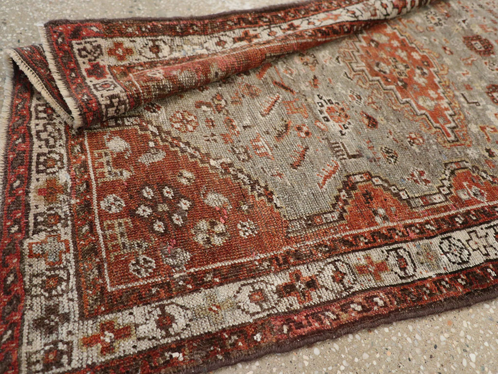 Antique Persian Khamseh Rug, No.21530 - Gsblank