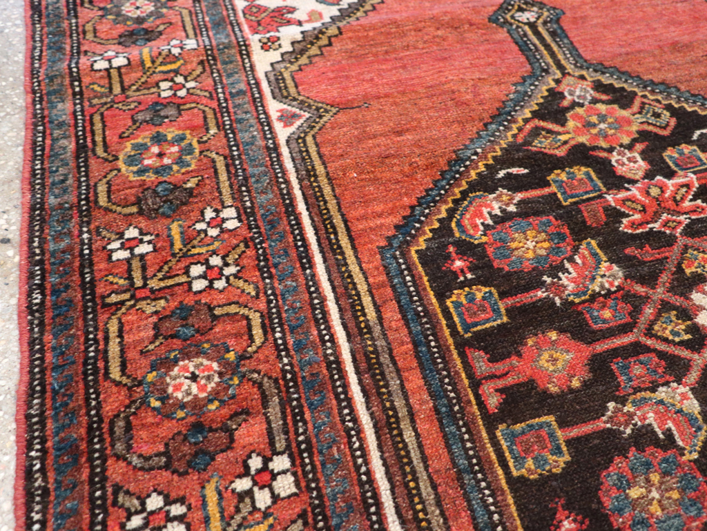 Antique Persian Malayer Accent Rug, No.21531 - Gsblank