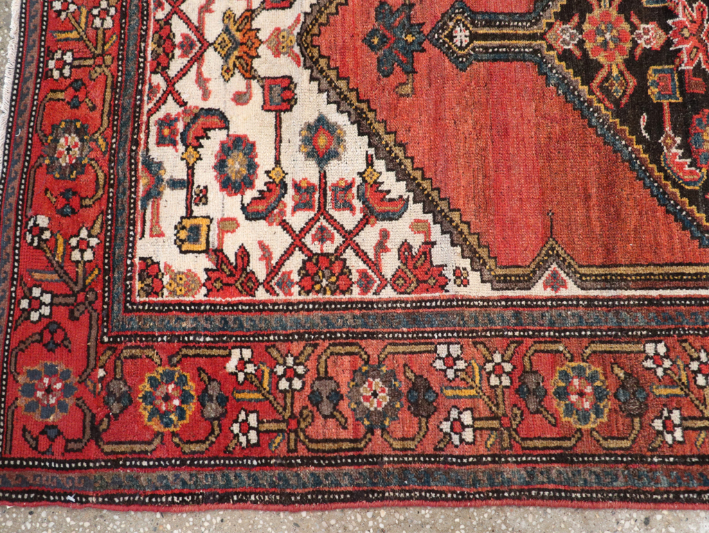 Antique Persian Malayer Accent Rug, No.21531 - Gsblank