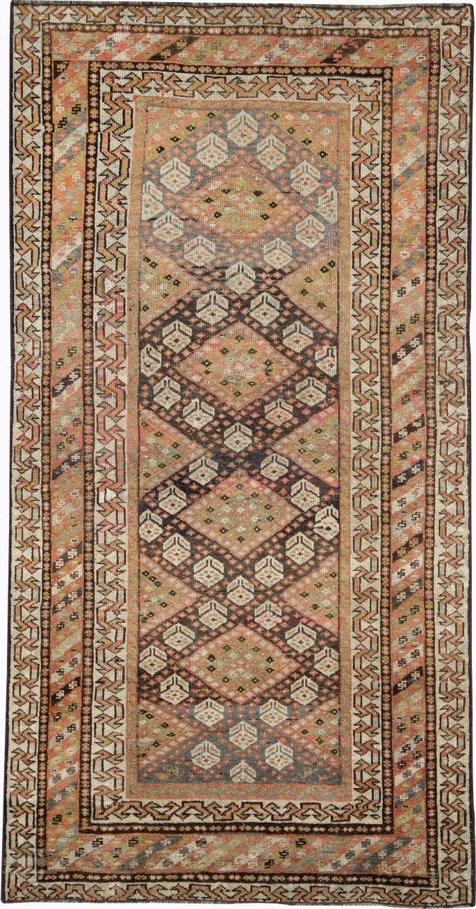 Antique Persian Khamseh Rug, No.21532 - Gsblank