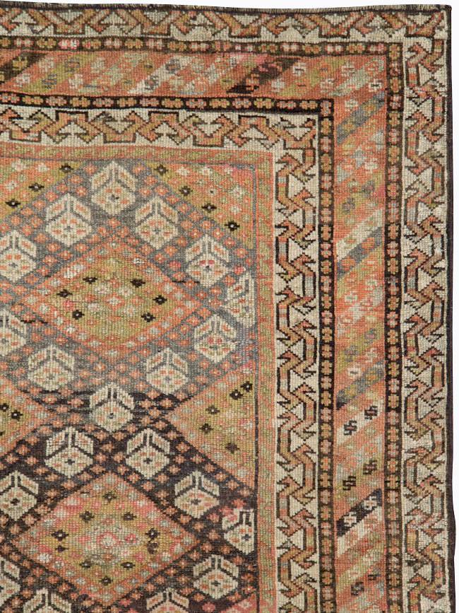 Antique Persian Khamseh Rug, No.21532 - Gsblank