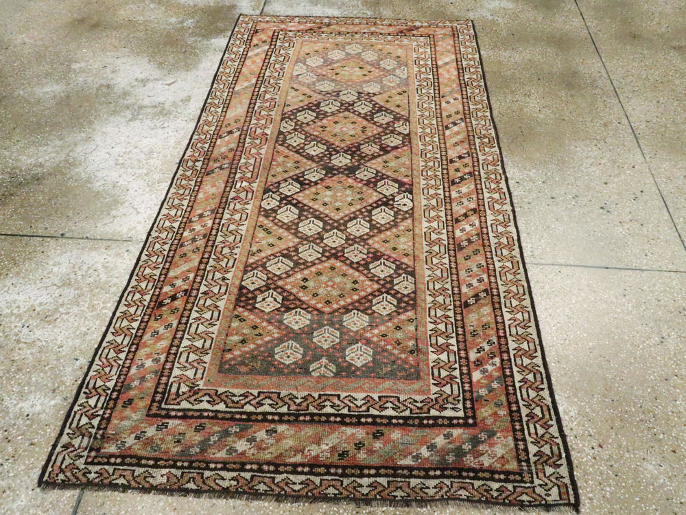 Antique Persian Khamseh Rug, No.21532 - Gsblank