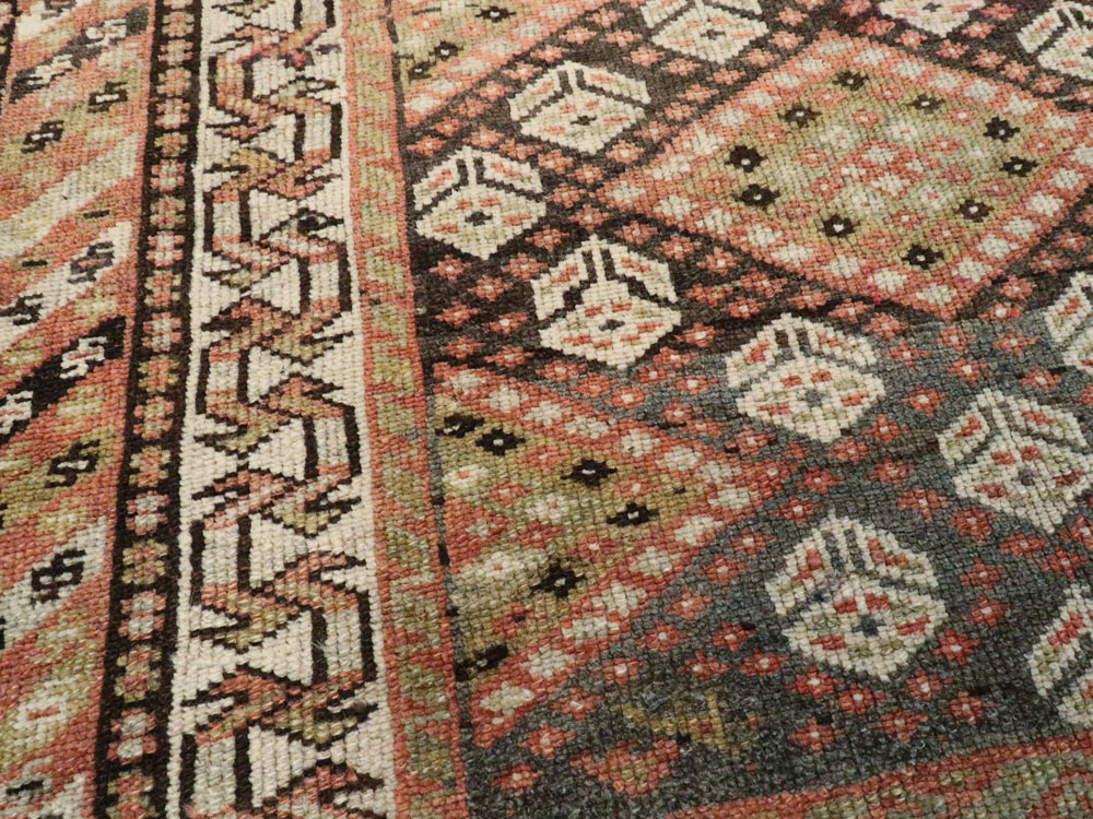 Antique Persian Khamseh Rug, No.21532 - Gsblank