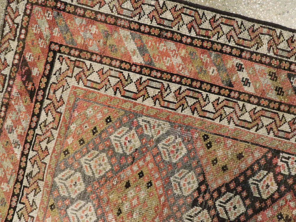 Antique Persian Khamseh Rug, No.21532 - Gsblank