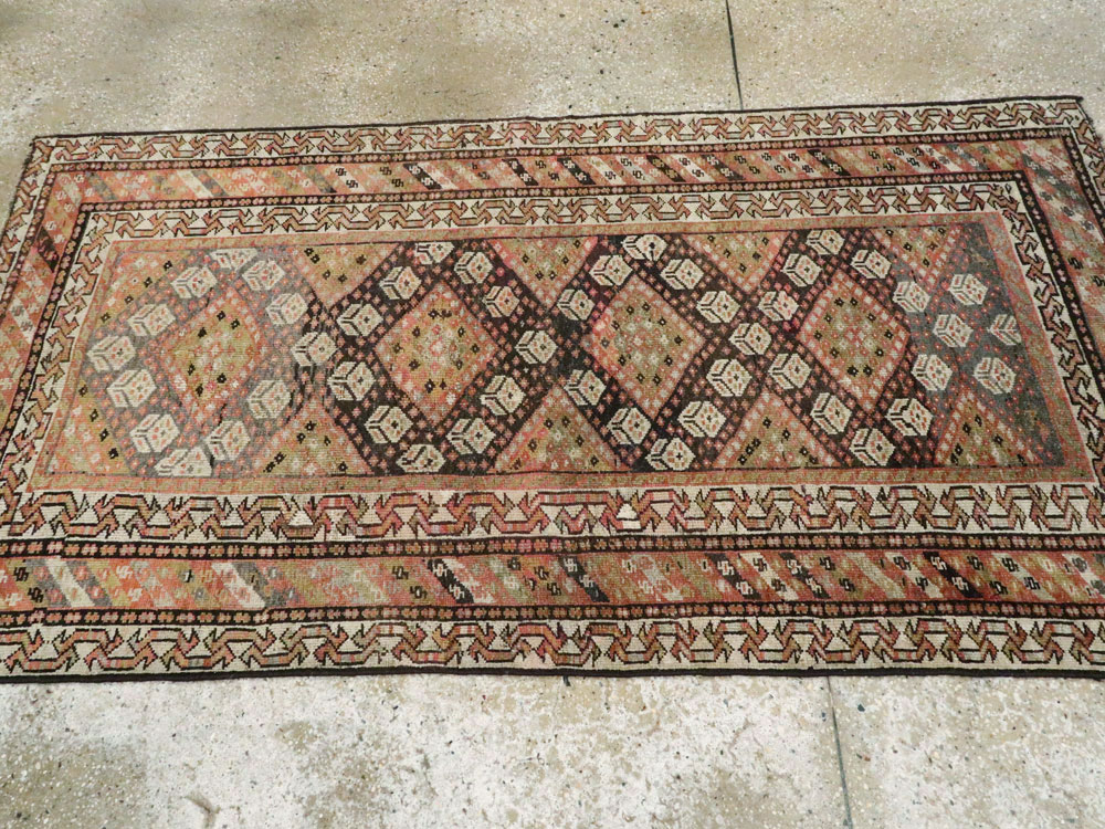 Antique Persian Khamseh Rug, No.21532 - Gsblank