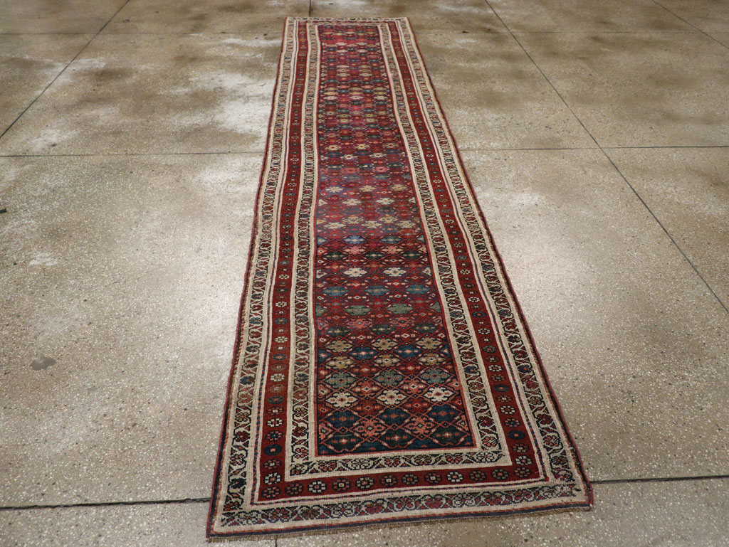 Antique Persian Kurdish Runner, No.21535 - Gsblank