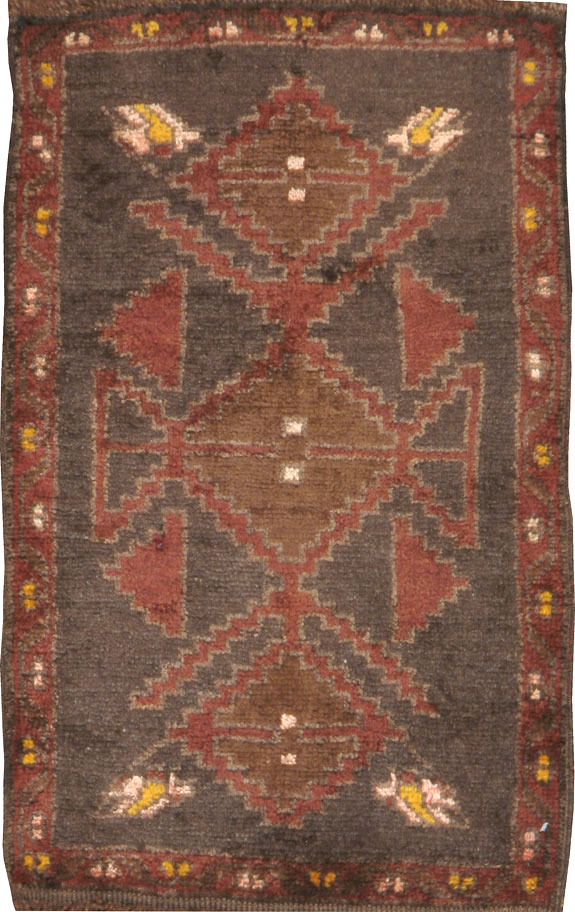 Vintage Turkish Oushak Rug, No.21544 - Gsblank