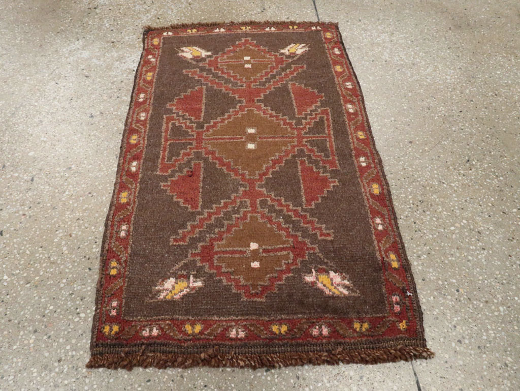 Vintage Turkish Oushak Rug, No.21544 - Gsblank