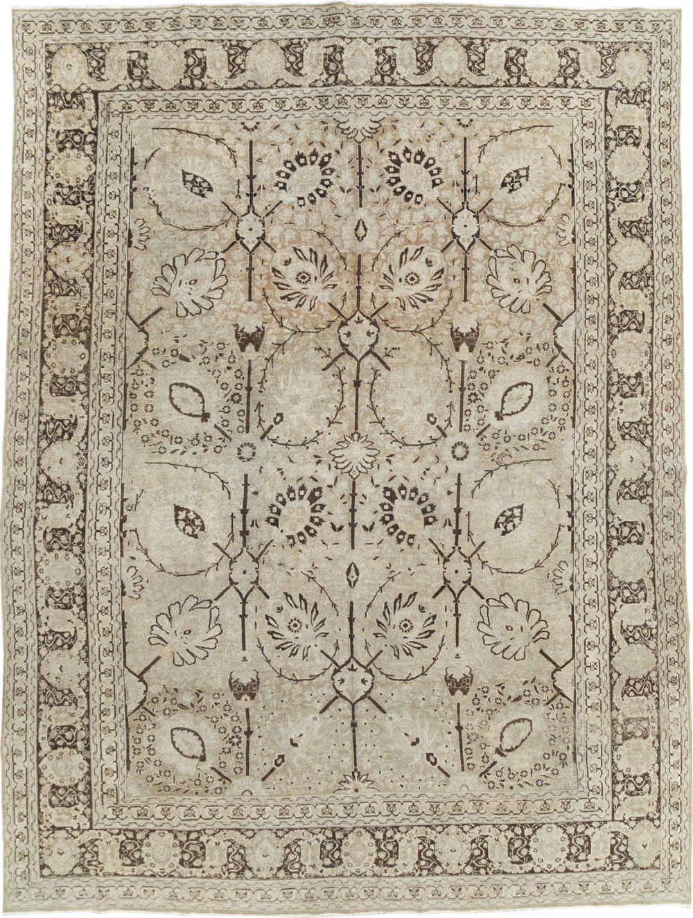Antique Persian Tabriz Carpet, No.21553 - Gsblank