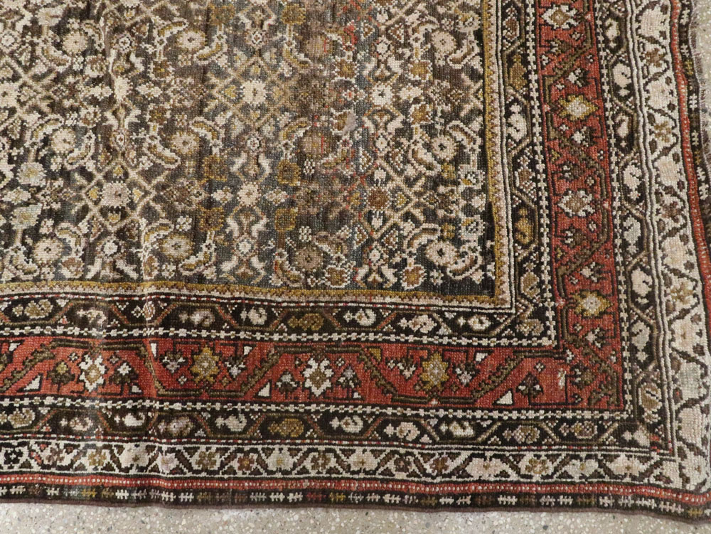 Antique Persian Kurdish Rug, No.21560 - Gsblank