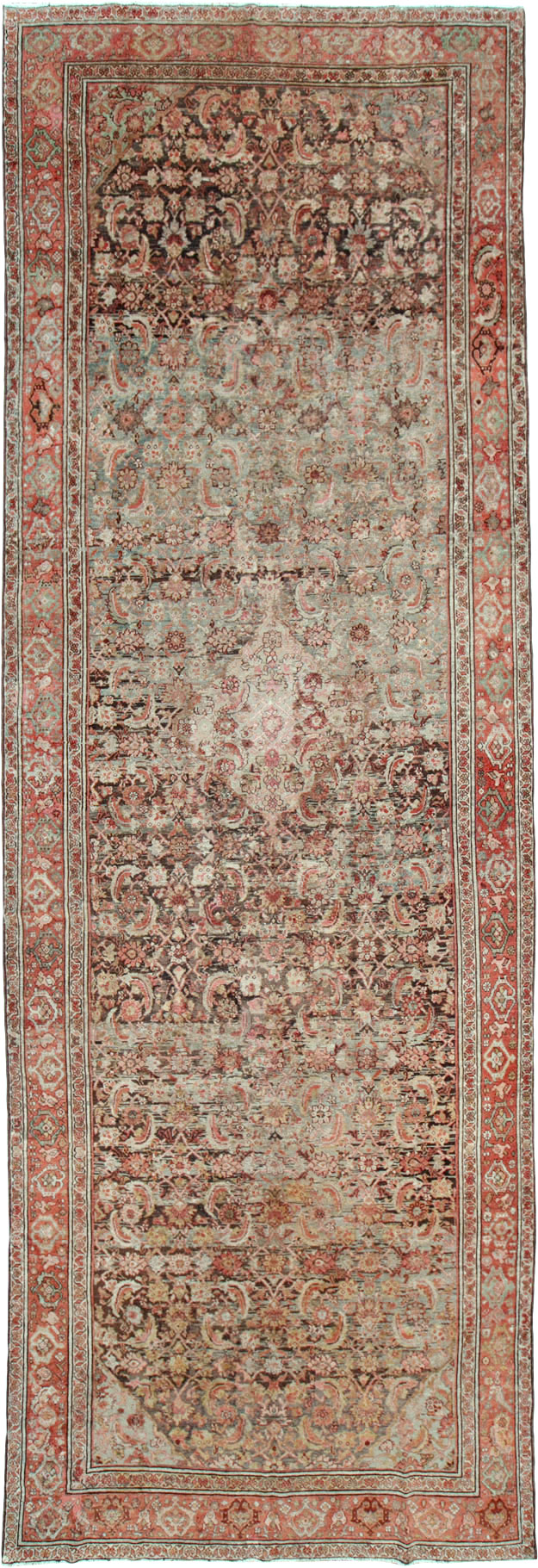 Vintage Persian Malayer Gallery Carpet, No.21562 - Gsblank