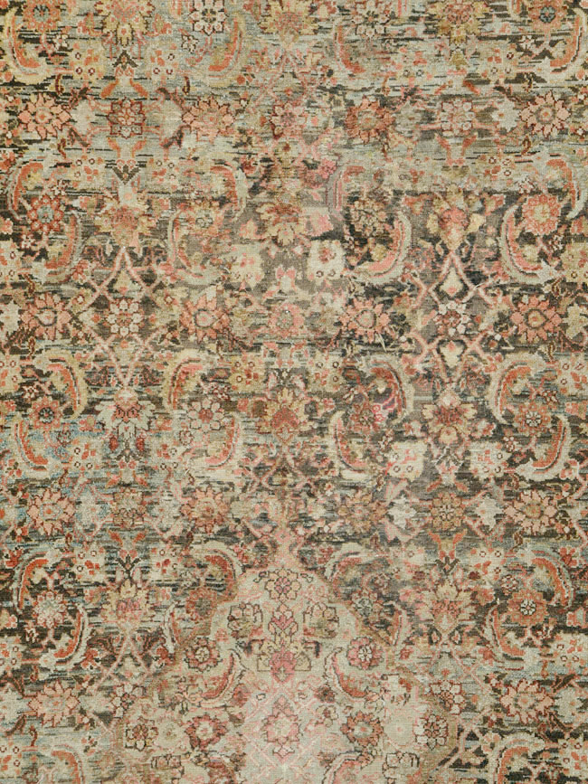 Vintage Persian Malayer Gallery Carpet, No.21562 - Gsblank