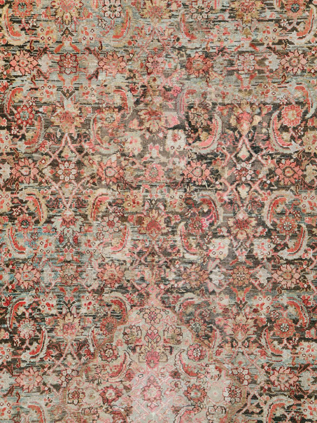 Vintage Persian Malayer Gallery Carpet, No.21562 - Gsblank