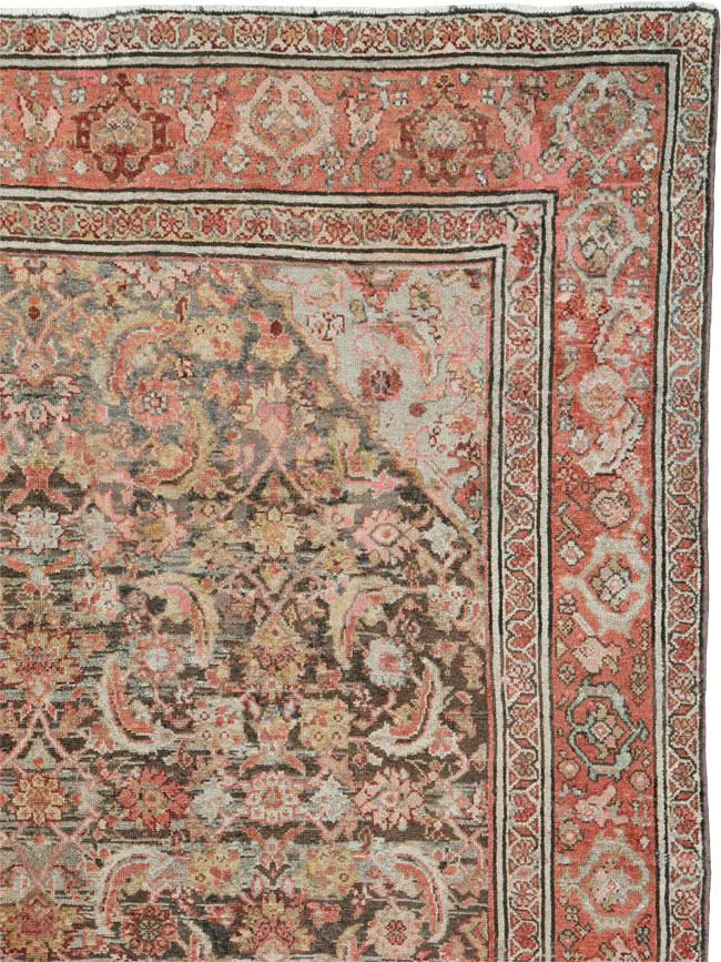 Vintage Persian Malayer Gallery Carpet, No.21562 - Gsblank