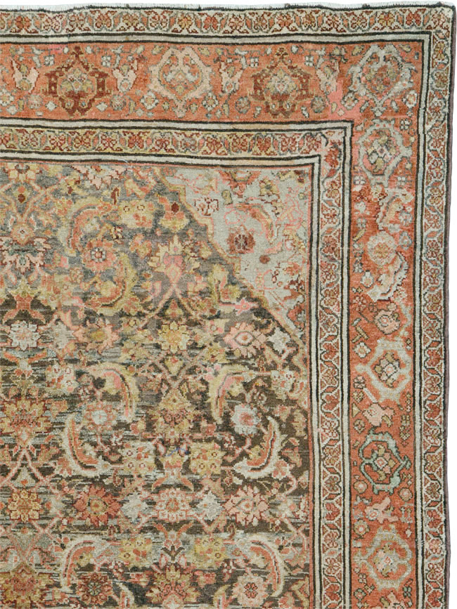Vintage Persian Malayer Gallery Carpet, No.21562 - Gsblank