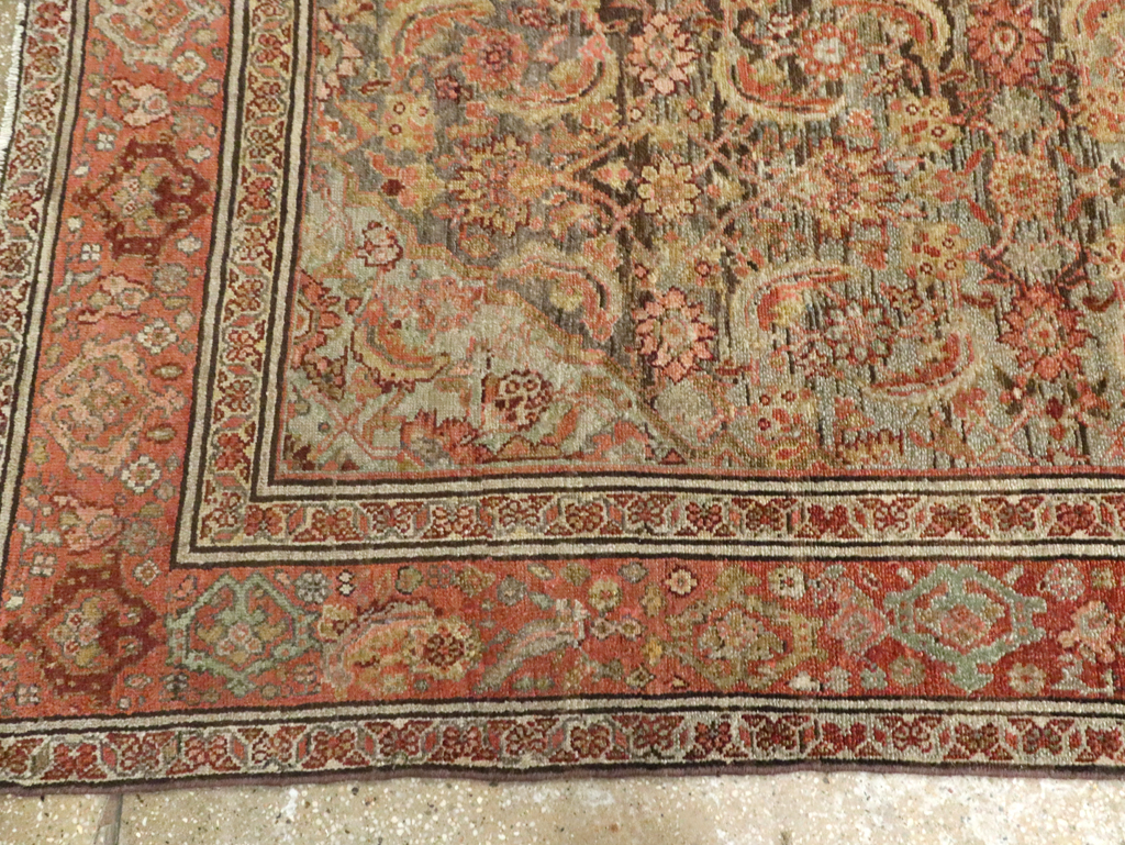Vintage Persian Malayer Gallery Carpet, No.21562 - Gsblank