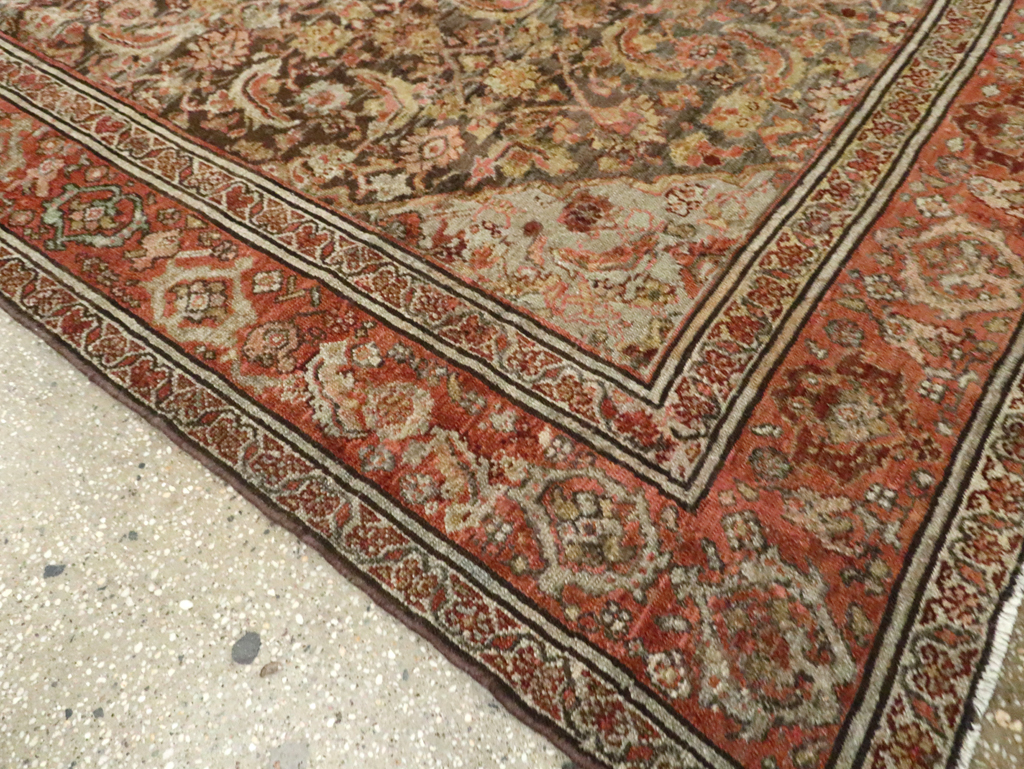 Vintage Persian Malayer Gallery Carpet, No.21562 - Gsblank