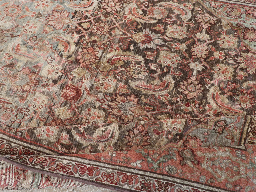 Vintage Persian Malayer Gallery Carpet, No.21562 - Gsblank