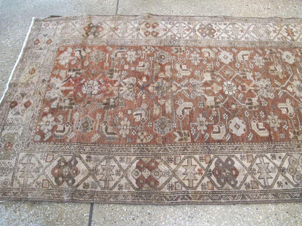 Vintage Persian Malayer Runner, No.21566 - Gsblank