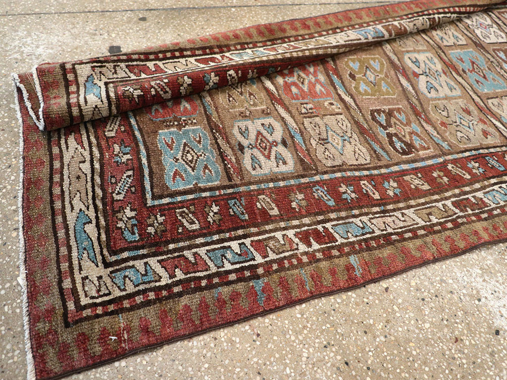 Antique Persian Kurdish Runner, No.21572 - Gsblank
