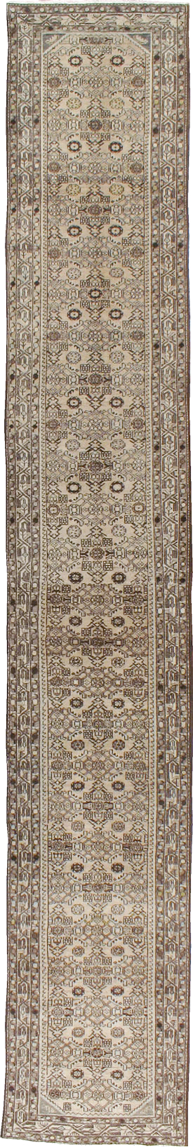 Vintage Persian Malayer Long Runner, No.21580 - Gsblank