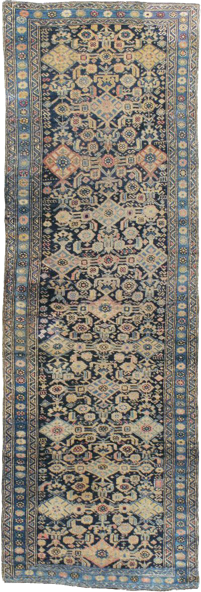 Antique Persian Kurdish Runner, No.21583 - Gsblank