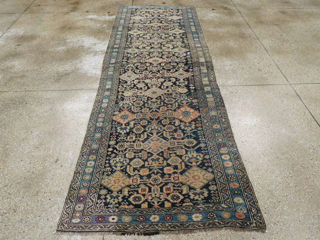 Antique Persian Kurdish Runner, No.21583 - Gsblank