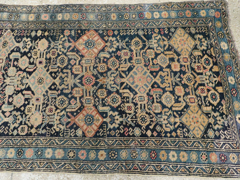 Antique Persian Kurdish Runner, No.21583 - Gsblank