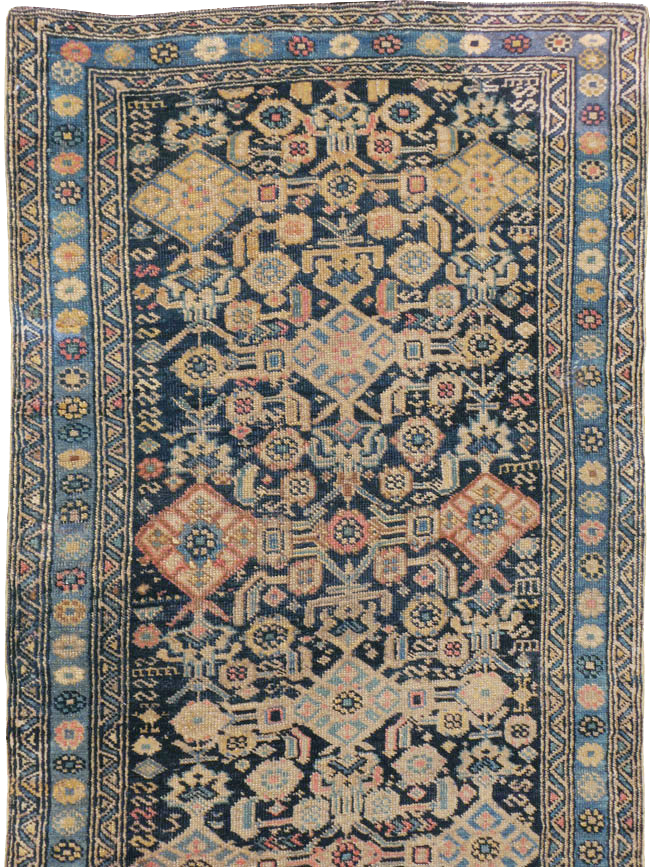 Antique Persian Kurdish Runner, No.21583 - Gsblank