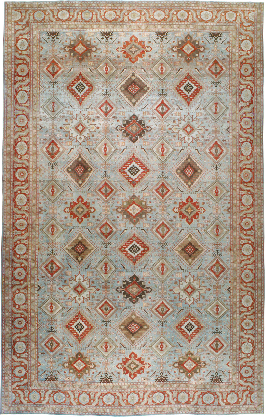 Antique Persian Tabriz Carpet, No.21584 - Gsblank