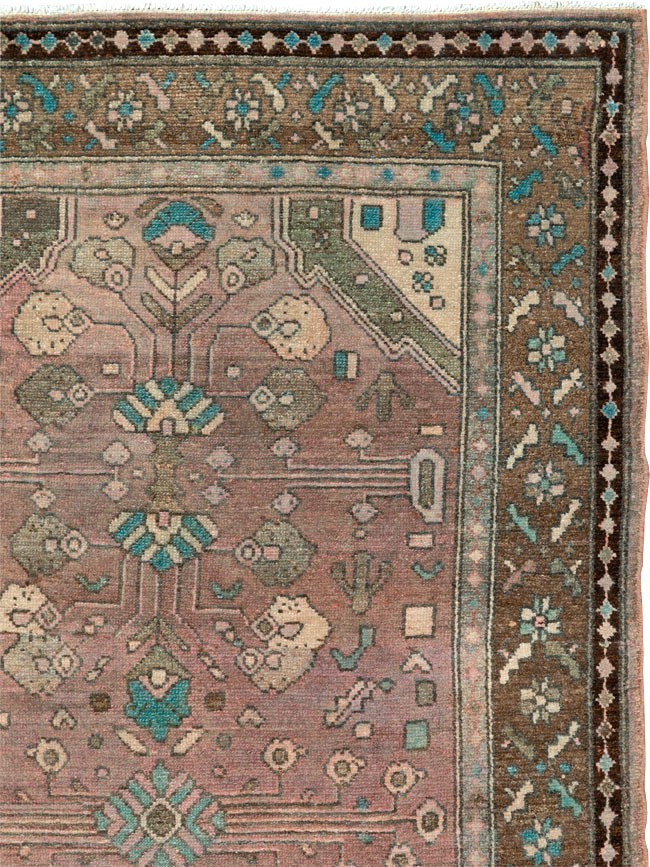 Vintage Persian Malayer Rug, No.21589 - Gsblank