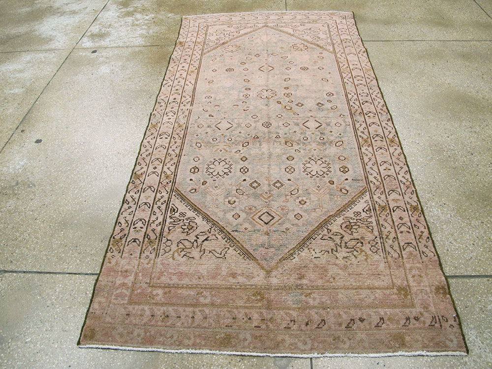 Vintage Persian Malayer Gallery Rug, No.21595 - Gsblank