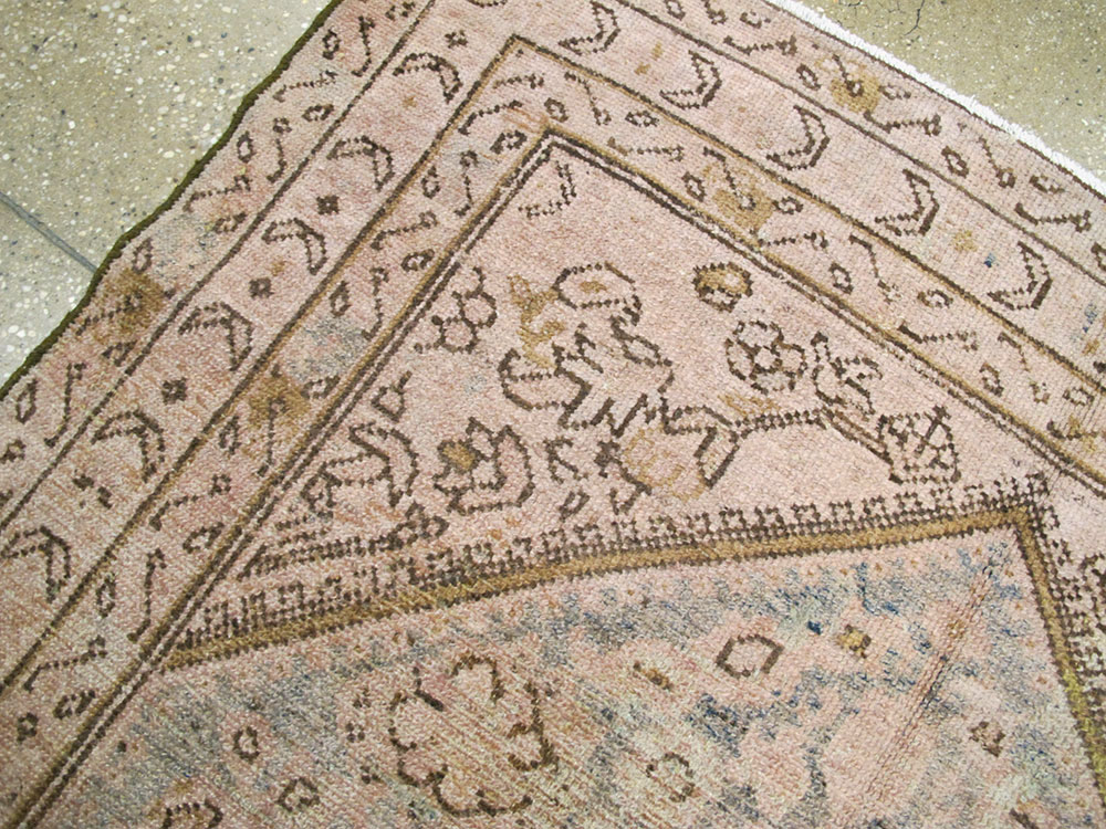 Vintage Persian Malayer Gallery Rug, No.21595 - Gsblank