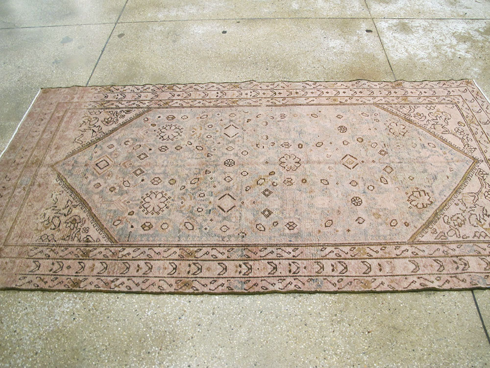 Vintage Persian Malayer Gallery Rug, No.21595 - Gsblank