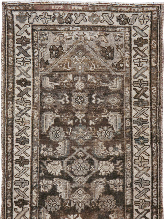 Vintage Persian Malayer Runner, No.21601 - Gsblank