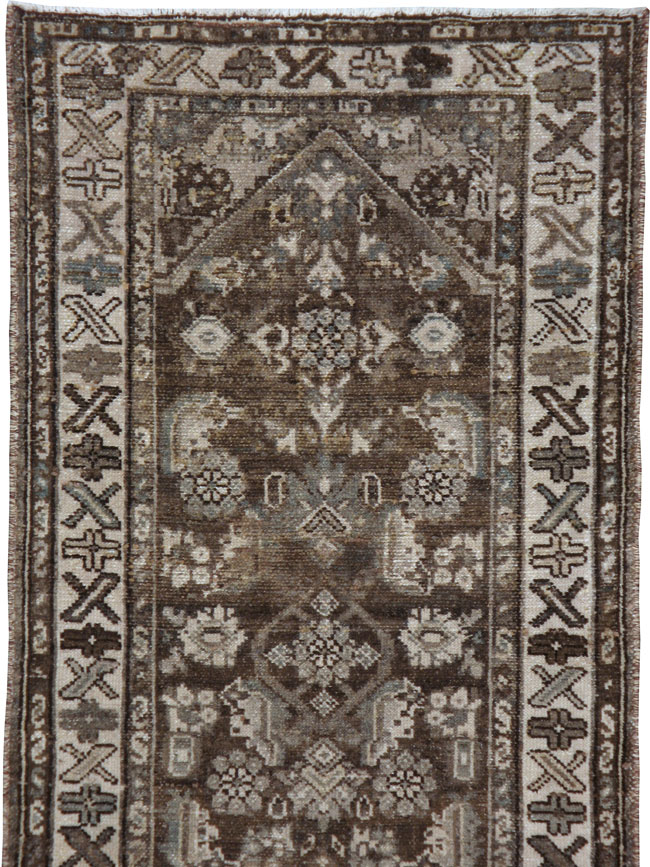 Vintage Persian Malayer Runner, No.21601 - Gsblank