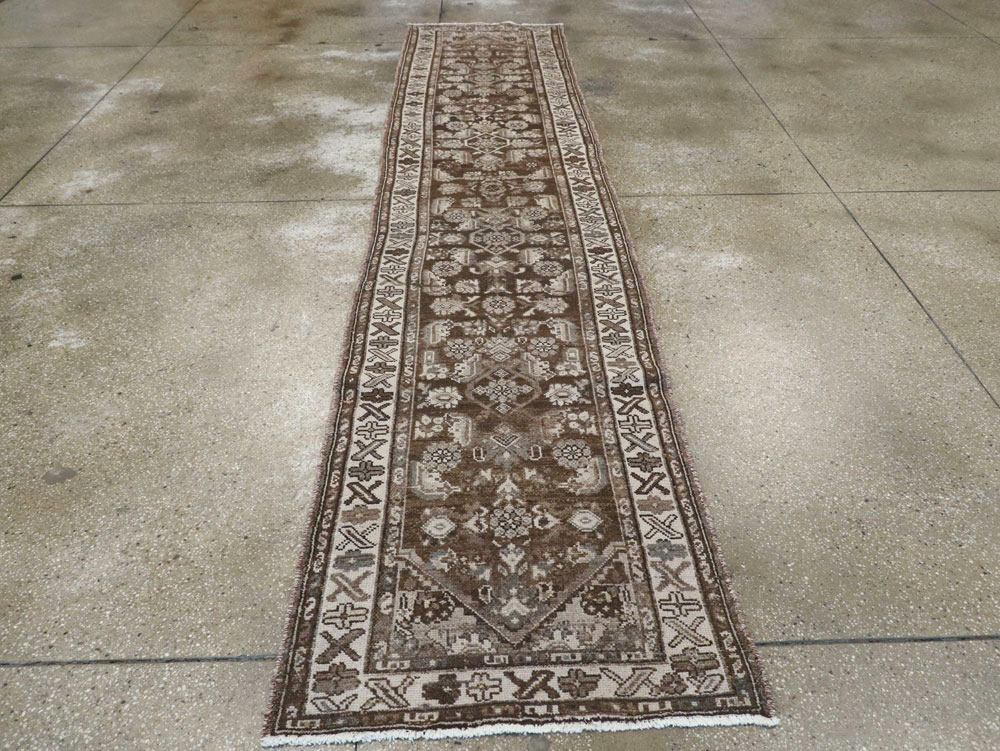 Vintage Persian Malayer Runner, No.21601 - Gsblank