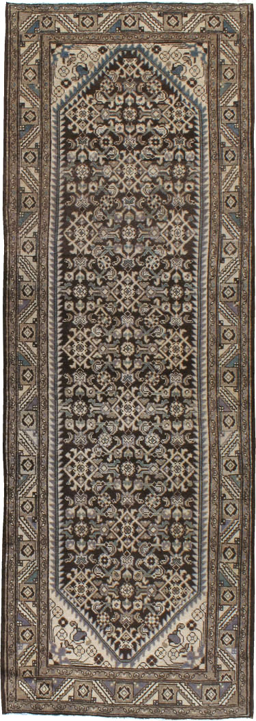 Vintage Persian Malayer Runner, No.21611 - Gsblank
