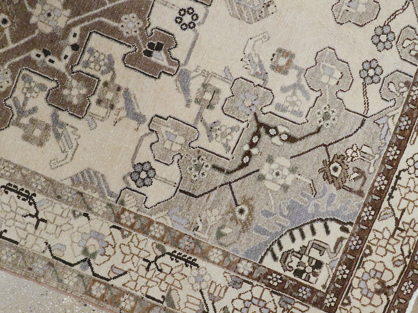 Vintage Persian Malayer Rug, No.21619 - Gsblank