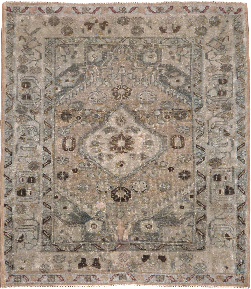 Vintage Persian Malayer Square Rug, No.21626 - Gsblank