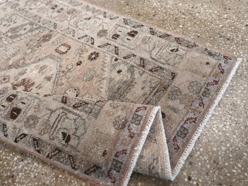 Vintage Persian Malayer Square Rug, No.21626 - Gsblank