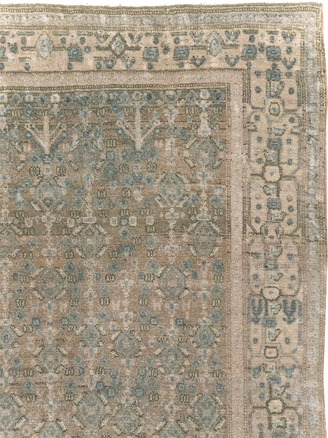 Vintage Senneh Malayer Runner, No.21630 - Gsblank
