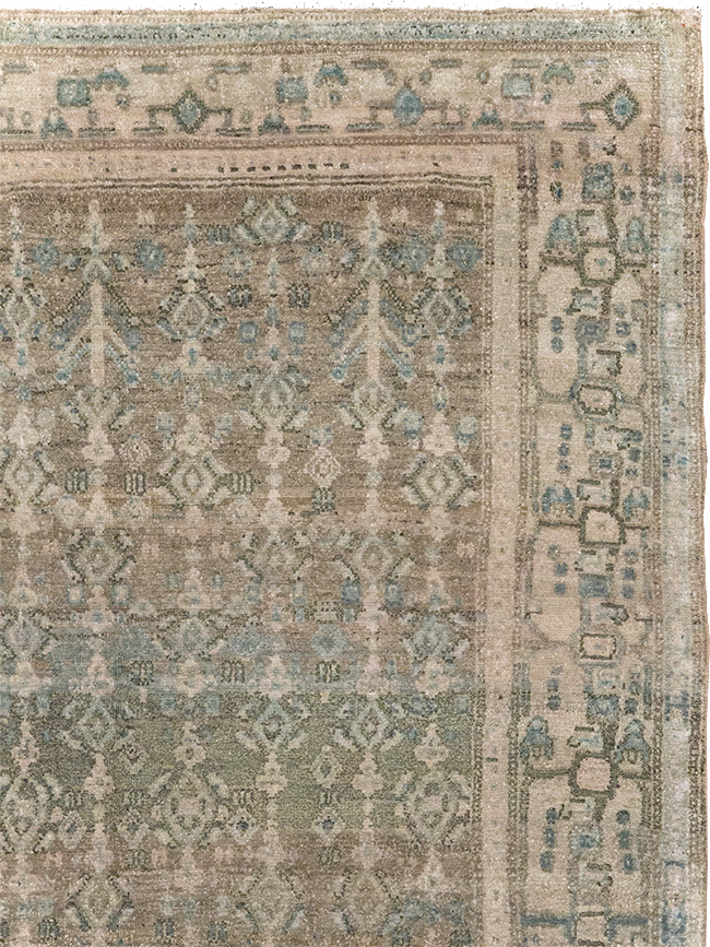 Vintage Senneh Malayer Runner, No.21630 - Gsblank