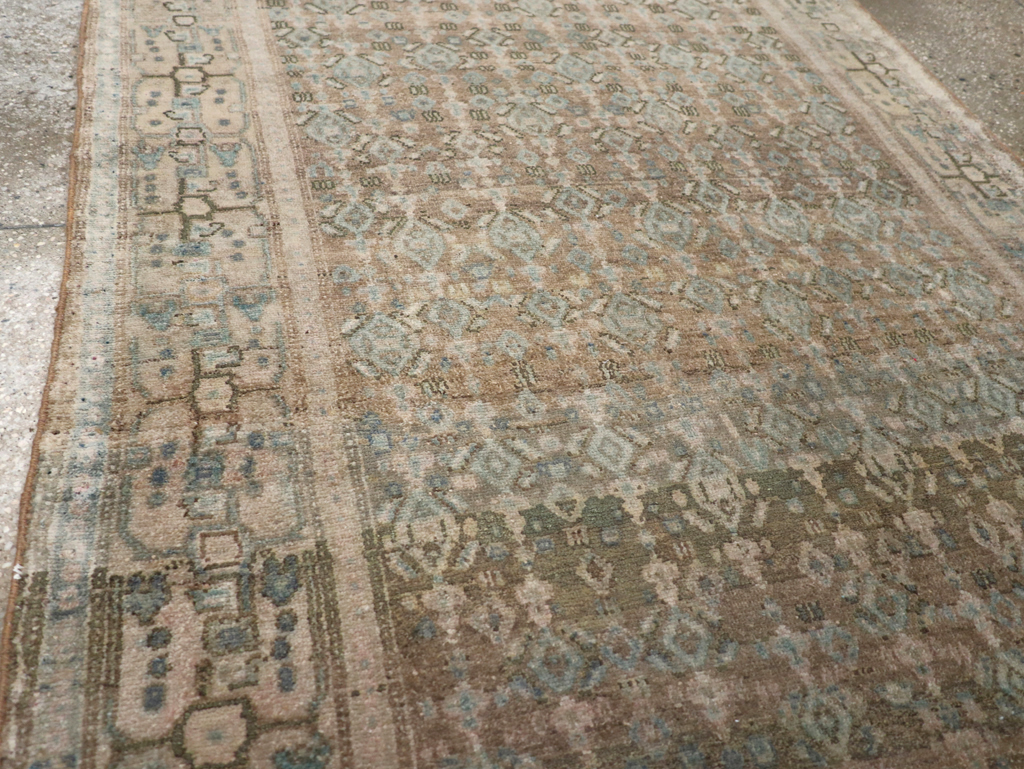 Vintage Senneh Malayer Runner, No.21630 - Gsblank