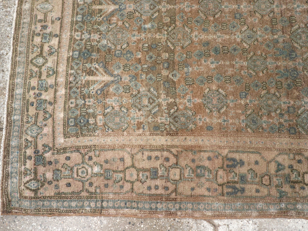 Vintage Senneh Malayer Runner, No.21630 - Gsblank