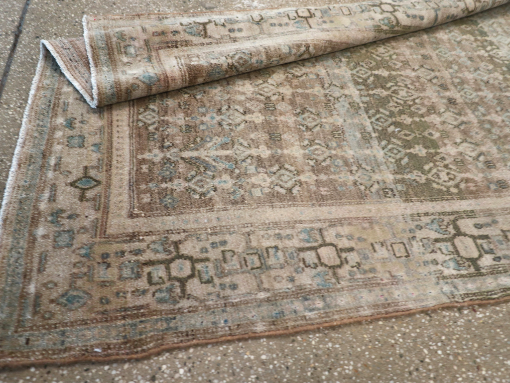 Vintage Senneh Malayer Runner, No.21630 - Gsblank