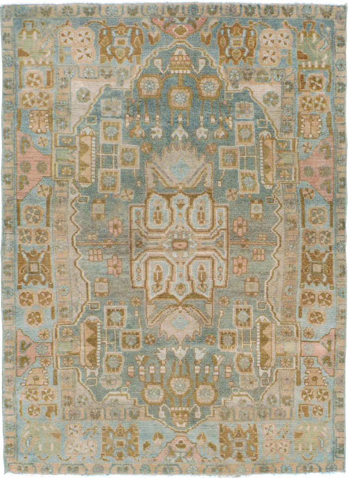 Vintage Persian Malayer Rug, No.21636 - Gsblank