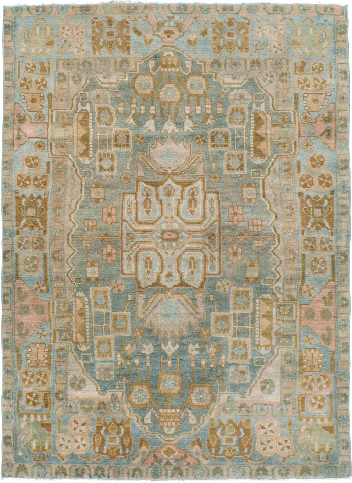 Vintage Persian Malayer Rug, No.21636 - Gsblank