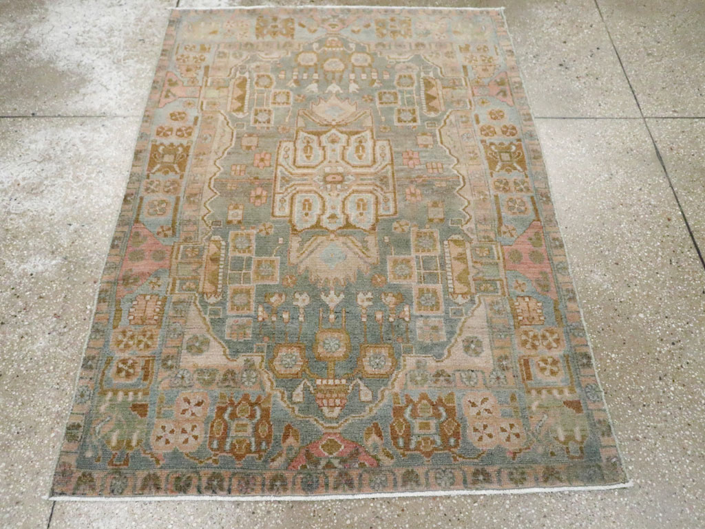Vintage Persian Malayer Rug, No.21636 - Gsblank