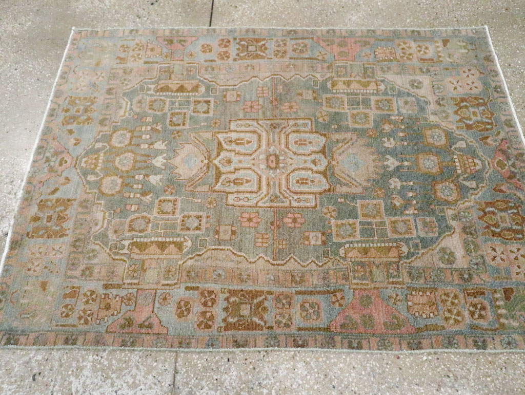 Vintage Persian Malayer Rug, No.21636 - Gsblank